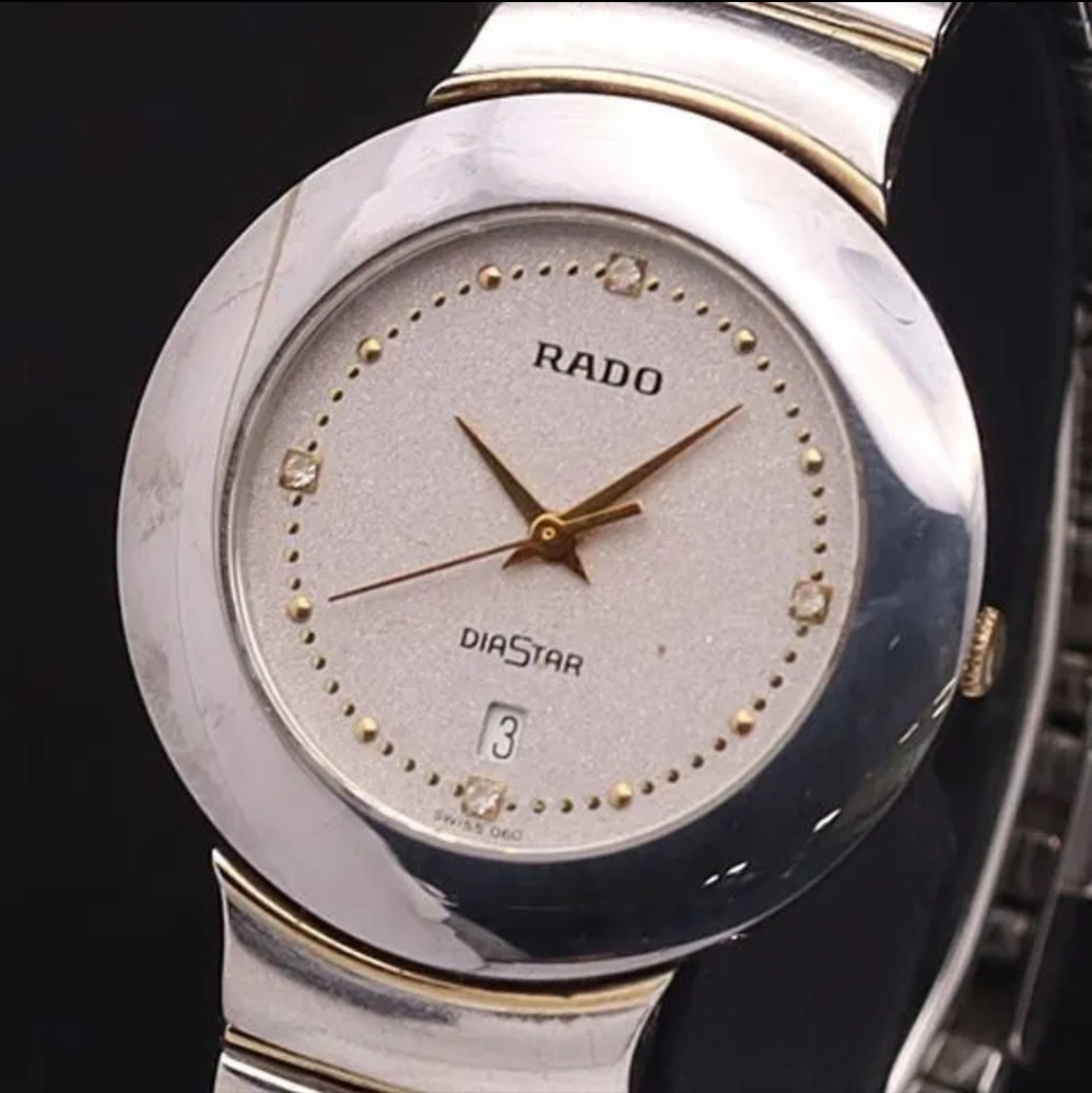 RADO Women's DIASTAR Quartz Watch St.Steel Date - Picture 8 of 13